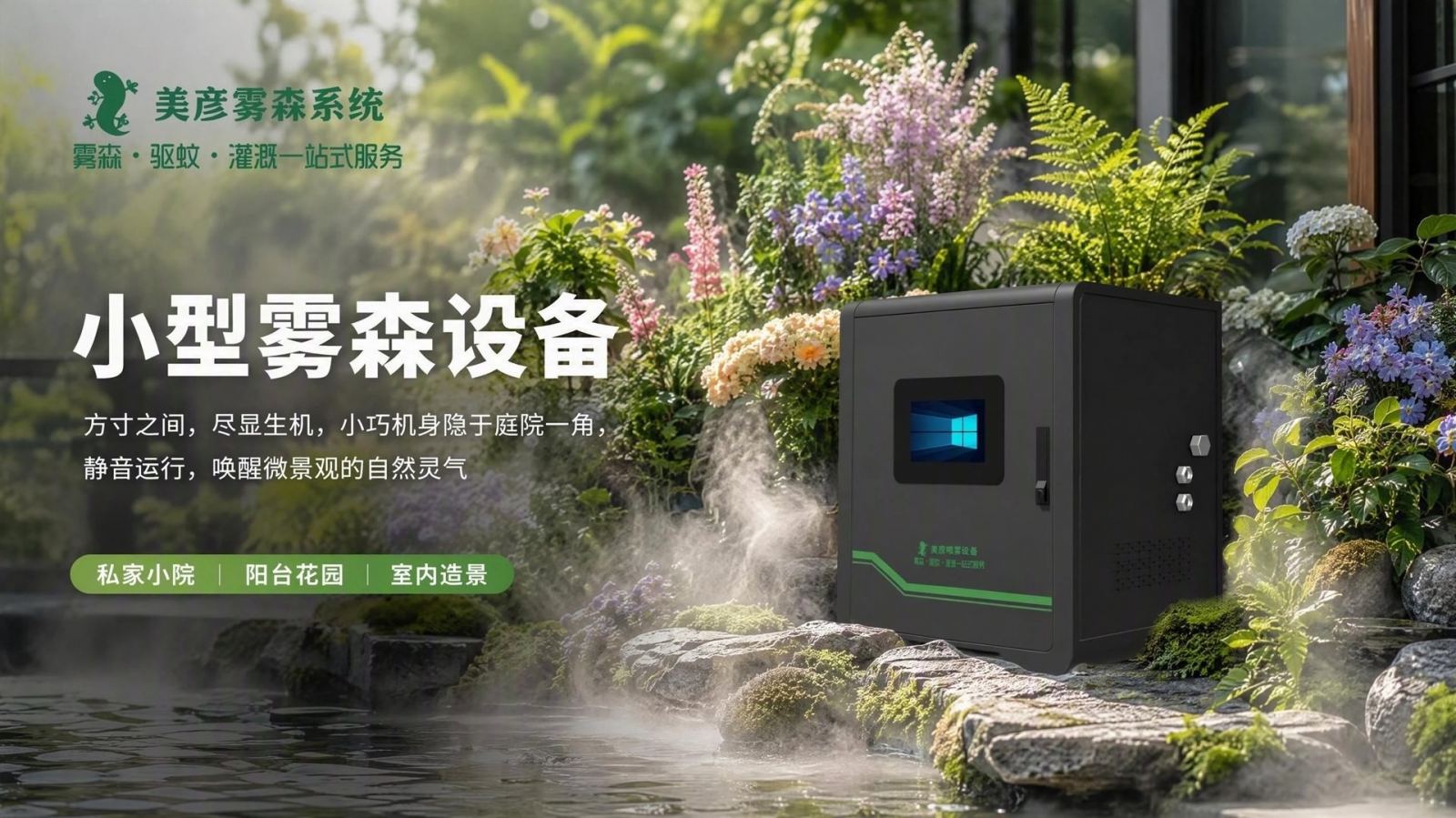 重庆渝北花园庭院驱蚊系统